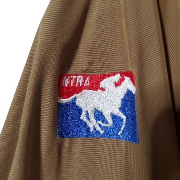 VTG RARE Weatherproof 1998 Belmont Stakes NTRA Full Zip Jacket Size XL Mens - Picture 3 of 10
